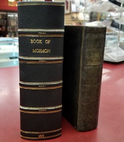 1871 ~ Book of Mormon ~ First Salt Lake City Edition ~ Leather