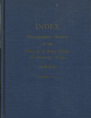 Index: Documentary History, 1830-1848, Volumes 1-7 - Brigham H. Roberts