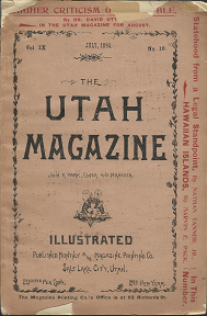 The Utah Magazine: July, 1893, Volume 9, Number 10