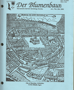 Der Blumenbaun: January, February, March 2002, Volume 19, Number 3