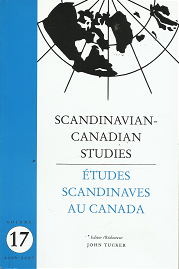 Scandinavian-Canadian Studies: Volume 17, 2006-2007 – John Tucker