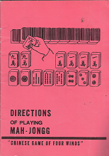 Directions of Playing Mah-Jongg: Chinese Game of Four Wings