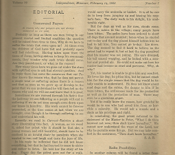 The Saints’ Herald: Vol. 70, No. 7, February 14, 1923