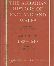The Agrarian History of England and Wales: Volume 4, 1500-1650 – H.P.R. Finberg