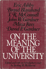 On the Meaning of the University – Sterling M. McMurrin – 0874800978