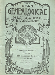 The Utah Genealogical and Historical Magazine: Volume 16, Number 1, January 1925
