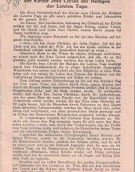 German Pamphlet by Heber J. Grant, Anthony W. Ivins, and Charles W. Nibley (First Presidency)