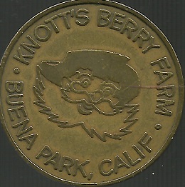 Knott’s Berry Farm Good Luck Coin