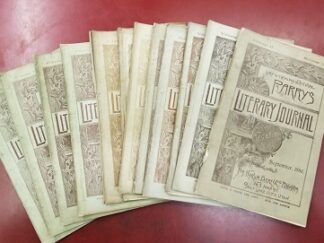 1885-1886 ~ All 12 Issues ~ Parry’s Literary Journal ~ Volume 2
