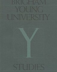BYU Studies, Winter, 1984, Volume 24, Number 1