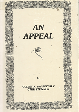 An Appeal (1979) ~ by Culley K. and Beverly Christensen