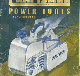Craftsman Power Tools: 1942 Models