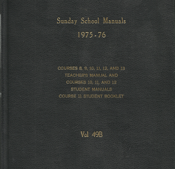 Sunday School Manuals 1975-76 (Vol. 49B)