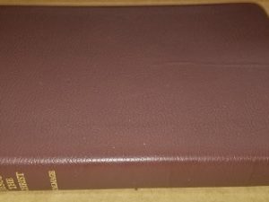 Jesus the Christ ~ 1983 Brown Leather Church Employee Christmas Gift Edition ~ No Box