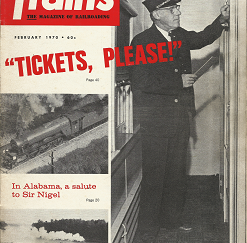 Trains Magazine: 1970 ~ 10 of the 12 Issues ~ [Partial Set]