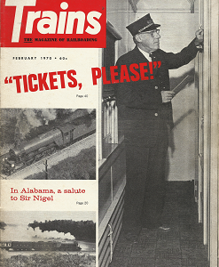 Trains Magazine: 1970 ~ 10 of the 12 Issues ~ [Partial Set]