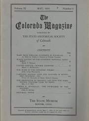 The Colorado Magazine: Volume 11, Number 3, May 1934