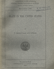 Bulletin 586: Slate in the United State – T. Nelson Dale