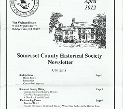 Somerset County Historical Society Newsletter: March/April 2012 & 2011, January/February 2011  [3 Issues]