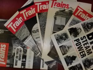 7 Issues of Trains Magazine for 1968