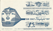 Your Coast Daylight Trip Schedule (June, 1956) ~ by the Southern Pacific Transportation Company
