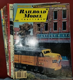 15 Misc. Issues ~ Railroad Model Craftsman Magazines