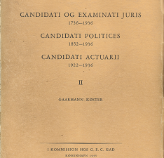 Candati OG Examinati Juris 1736-1936, Cadidati Politices 1852-1936, Cadidati Actuarii 1922-1936, 2 – A Falk-Jensen, H. Hjorth-Nielsen