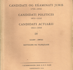 Candidati og Examinati Juris 1736-1936, Candidati Politices 1852-1936, Candidati Actuarii 1922-1936, 4 – A. Falk-Jensen, H. Hjorth-Nielsen