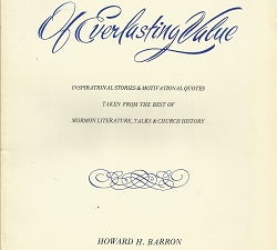 Of Everlasting Value – Howard H. Barron