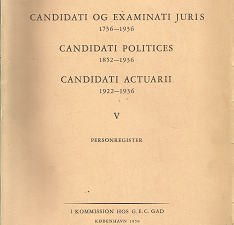 Candidati og Examinati Juris 1736-1936, Candidati Politices 1852-1936, Candidati Actuarii 1922-1936, 5 – A. Falk-Jensen, H. Hjorth-Nielsen