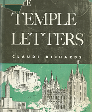The Temple Letters – Claude Richards ~ Hardbound