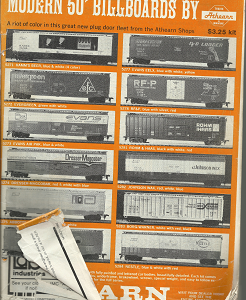 Modern 50′ Billboards By Athearn: March 1982, Volume 50, Number 10