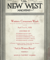 The New West Magazine: March, 1920, Vol. XI, No. 3