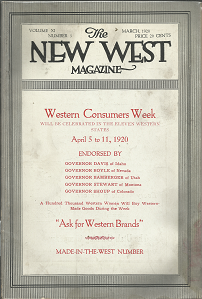 The New West Magazine: March, 1920, Vol. XI, No. 3