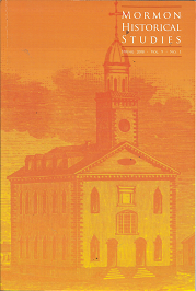 Mormon Historical Studies: January 2008, Volume 9, Number 1
