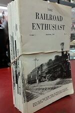 The Railroad Enthusiast Magazine (29 Misc. Issues)