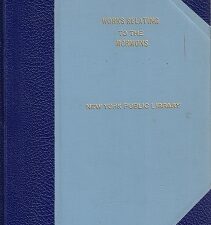 1909 ~ Works Relating To The Mormons – Bulletin of the New York Public Library