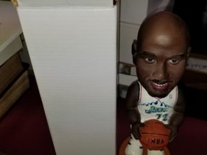 Karl Malone Bobblehead ~ [Ceramic] ~ New in Plastic, in Original White Box