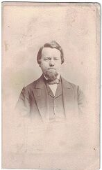 1862 ~ Small Size Cabinet Card of a Man