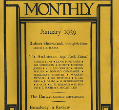 Theatre Arts Monthly: January 1939