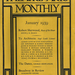 Theatre Arts Monthly: January 1939