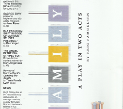 Sunstone: Family: A Play in Two Acts, March 2005 – Eric Samuelsen