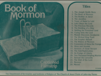 Book of Mormon: Captioned Filmstrip[24 Filmstrips Set]