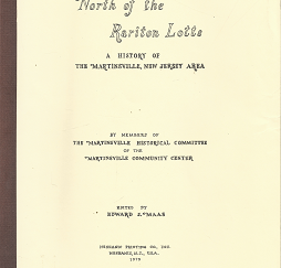 North of the Rariton Lotts – Edward J. Maas