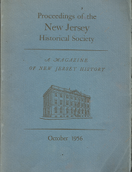 Proceedings of the New Jersey Historical Society: A Magazine of New Jersey History: October, 1956