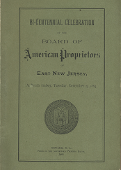 Board of American Proprietors of East New Jersey: Perth Amboy, Tuesday, November 25, 1884[1885]