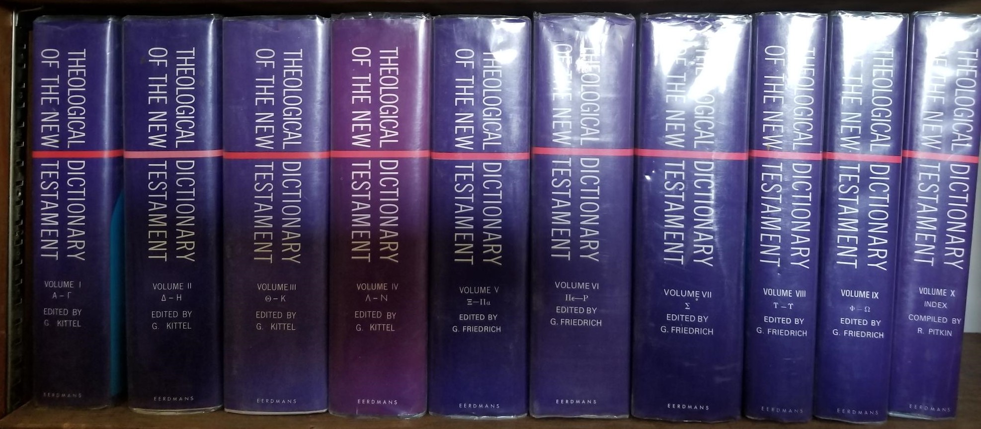 Theological Dictionary of the New Testament ~10 Volume Set ~ Hardcover