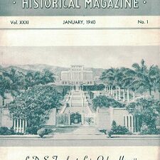 Utah Genealogical & Historical Magazine, January 1940, Vol. 31, No.1