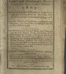 1808 ~ New England Almanack . . . Lady’s and Gentleman’s Diary . . .