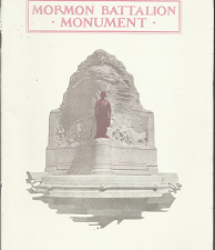 Mormon Battalion Monument Souvenir Brochure (1927)